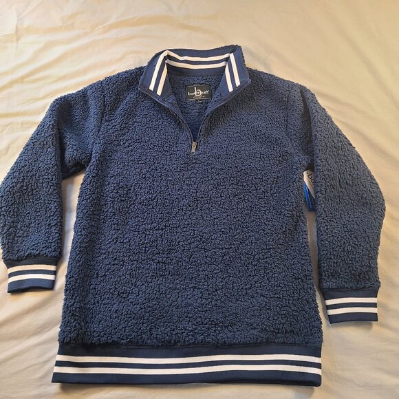 boxercraft Sweaters - BoxerCraft Zipper Neck Sweater Women's L Blue New